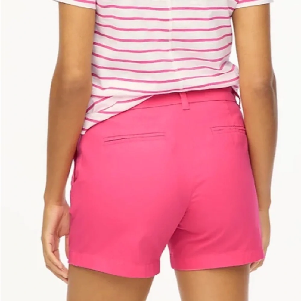 J. Crew 5" Classic Chino Shorts Vivid Begonia Shorts - Picture 9 of 9